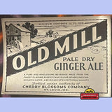Rare 1930s Old Mill Ginger Ale Labels Antique Vintage Collectible