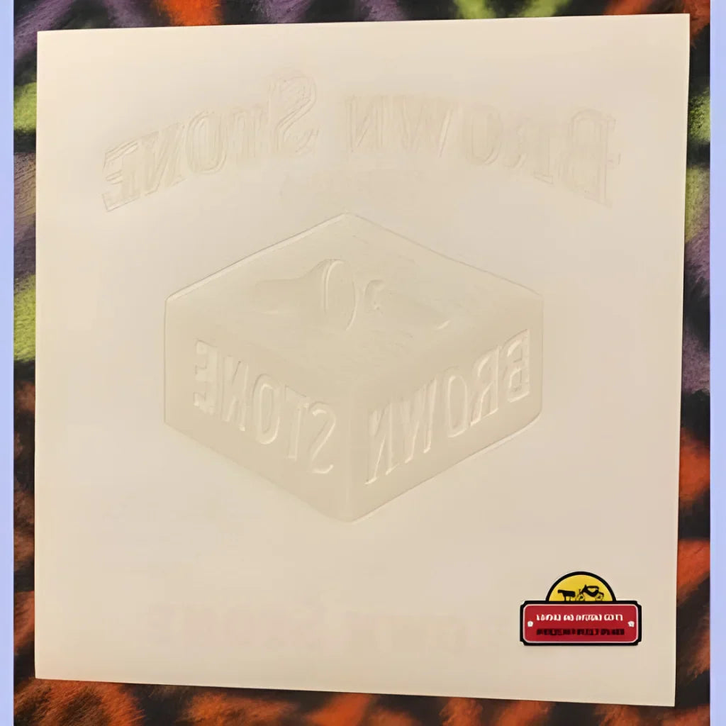 Rare Embossed Antique Cigar Label with Real Gold Flakes