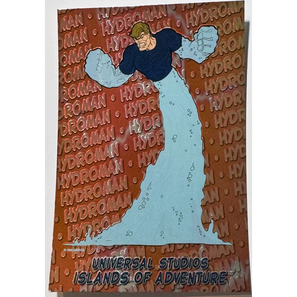 Rare Hydroman Marvel Comic Villain Postcard from Universal Studios