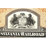Rare Pennsylvania Railroad Stock Certificate from Early 1900s