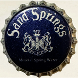 Rare Sand Springs Mineral Water Cap Treasure from the 1980s