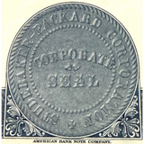 Rare Studebaker-Packard Stock Certificate Blue Beauty from 1950s