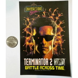 Retro T2 3D Universal Studios Poster Starring Arnold Schwarzenegger