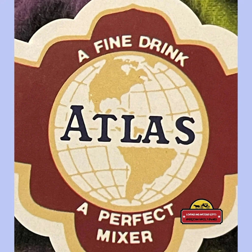 Rare Atlas Cola Label from Detroit's Iconic Brewing Company