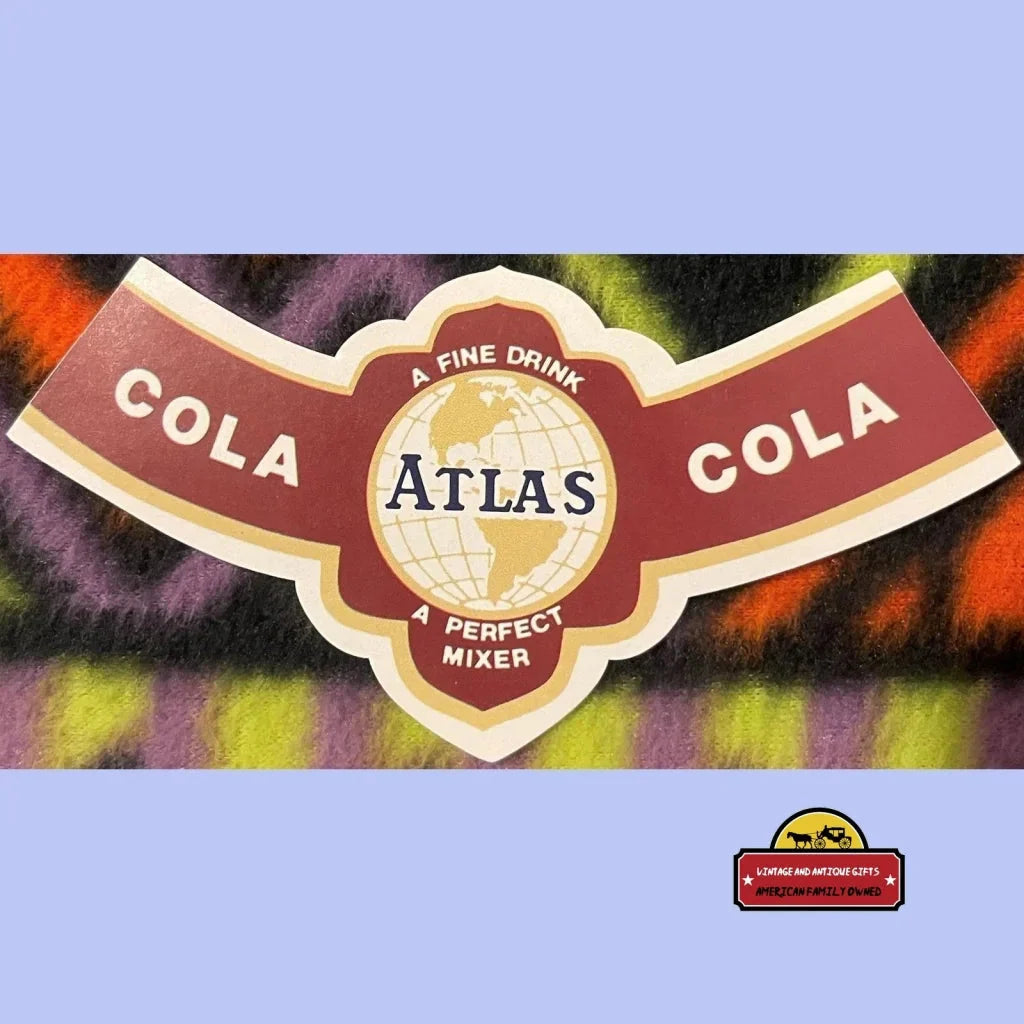 Rare Atlas Cola Label from Detroit's Iconic Brewing Company