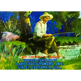 Rare Vintage 1950s Lakecove Bartlett Pears Crate Label