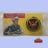 Rare Vintage Tin Litho Phoenix Special Police Badge 1950s