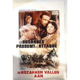 Rare 1959 Les Cosaques Passent Belgium Movie Poster Ignites Nostalgia