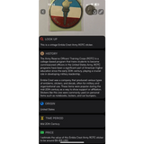 Rare Vintage 1960s Army ROTC Emblem Crest Decal Sealed