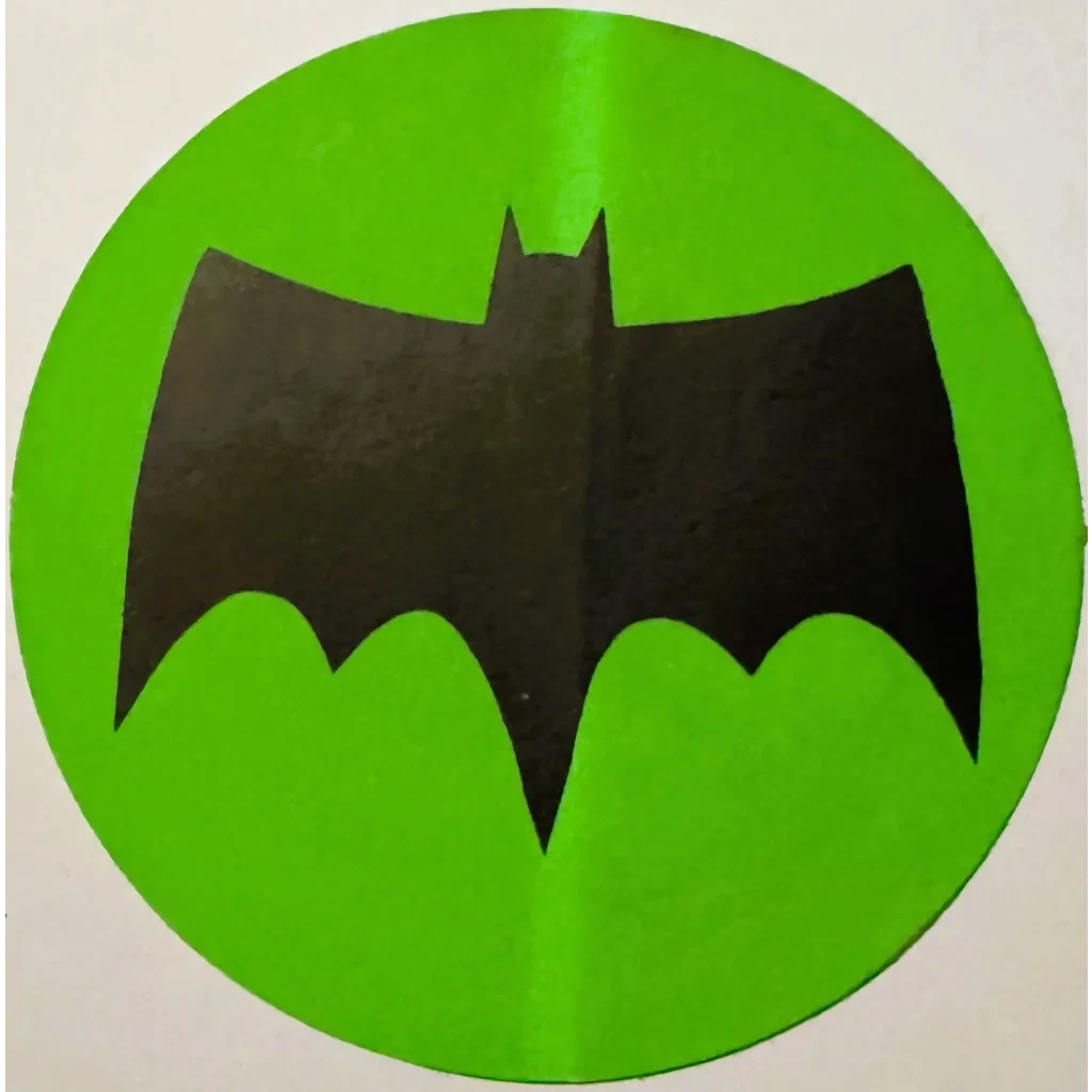 Rare Vintage 1960s Batman Signal Sticker Unleashed
