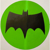 Rare Vintage 1960s Batman Signal Sticker Unleashed