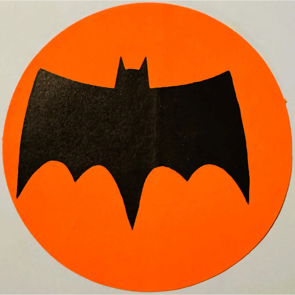 Rare Vintage 1960s Batman Signal Sticker Unleashed