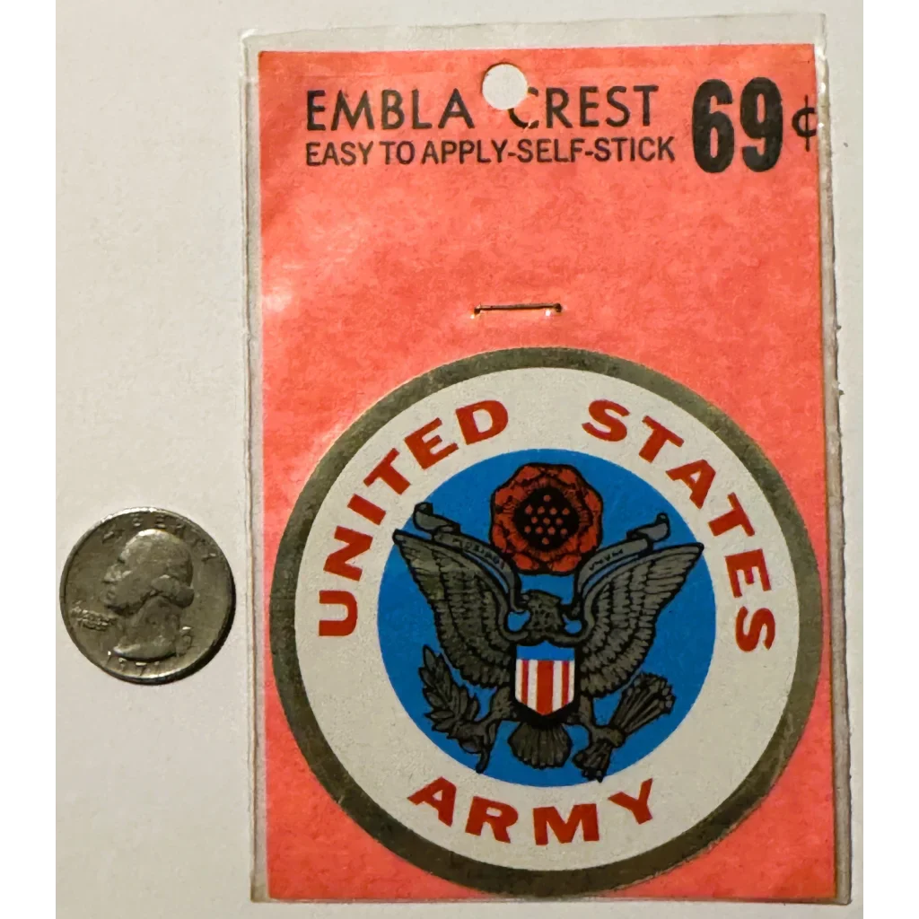 Rare Vintage 1960s Embla Crest Army Patch Stirs Nostalgia