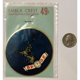 Rare Vintage 1960s Embla Crest BPOE Elk Sticker Collectible