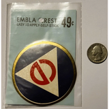 Rare Vintage 1960s Embla Crest Civil Defense Decal Unearthed