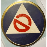 Rare Vintage 1960s Embla Crest Civil Defense Decal Unearthed