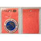 Rare Vintage 1960s Embla Crest USMC Decal Sealed Collectible