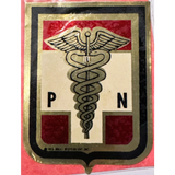 Rare Vintage 1960s Licensed Practical Nurse Crest Sticker
