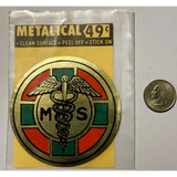 Rare Vintage 1960s Medical Caduceus Emblem Sticker Unleashed