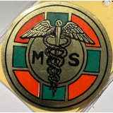 Rare Vintage 1960s Medical Caduceus Emblem Sticker Unleashed