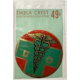 Rare Vintage 1960s Osteopathic Medicine Embla Crest Decal Unearthed