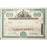 Rare Vintage 1960s Studebaker Packard Stock Certificate Teal Gem