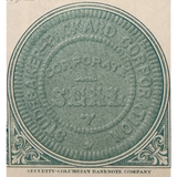 Rare Vintage 1960s Studebaker Packard Stock Certificate Teal Gem