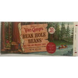 Rare 1960s Van Camps Beans Label Vintage Collectible