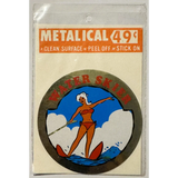Rare Vintage 1960s Water Skier Decal Brings Nostalgia to Life