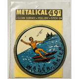 Rare Vintage 1960s Water Skier Decal Embla Crest Collectible