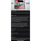 Rare Vintage 1963 Victoire Des Aigles Belgium Movie Poster, WWII Aerial Battles