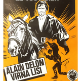 Rare 1964 Black Tulip Movie Poster Starring Alain Delon