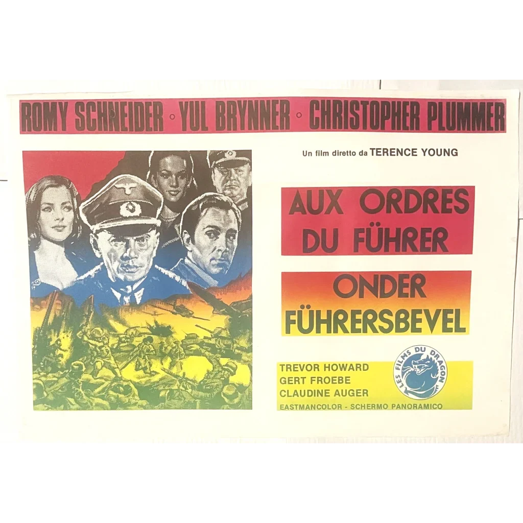 Rare Vintage Triple Cross Movie Poster 1966 Belgian Edition