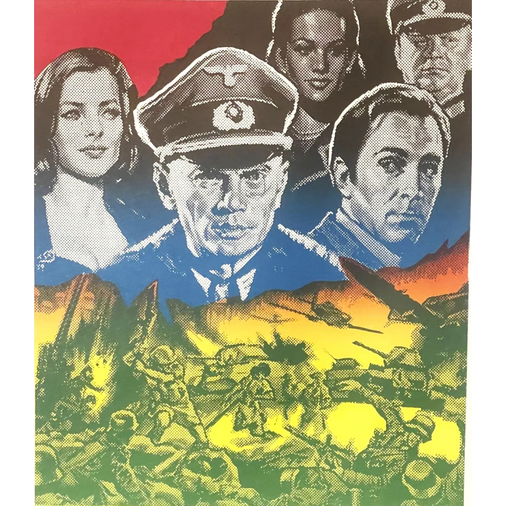 Rare Vintage Triple Cross Movie Poster 1966 Belgian Edition