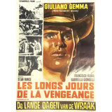 Rare 1967 Les Longs Jours De La Vengeance Belgium Movie Poster