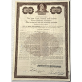 Rare 1970s Hudson River Railroad Gold Bond Certificate Unearthed