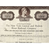 Rare 1970s Hudson River Railroad Gold Bond Certificate Unearthed