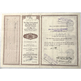 Rare 1970s Hudson River Railroad Gold Bond Certificate Unearthed