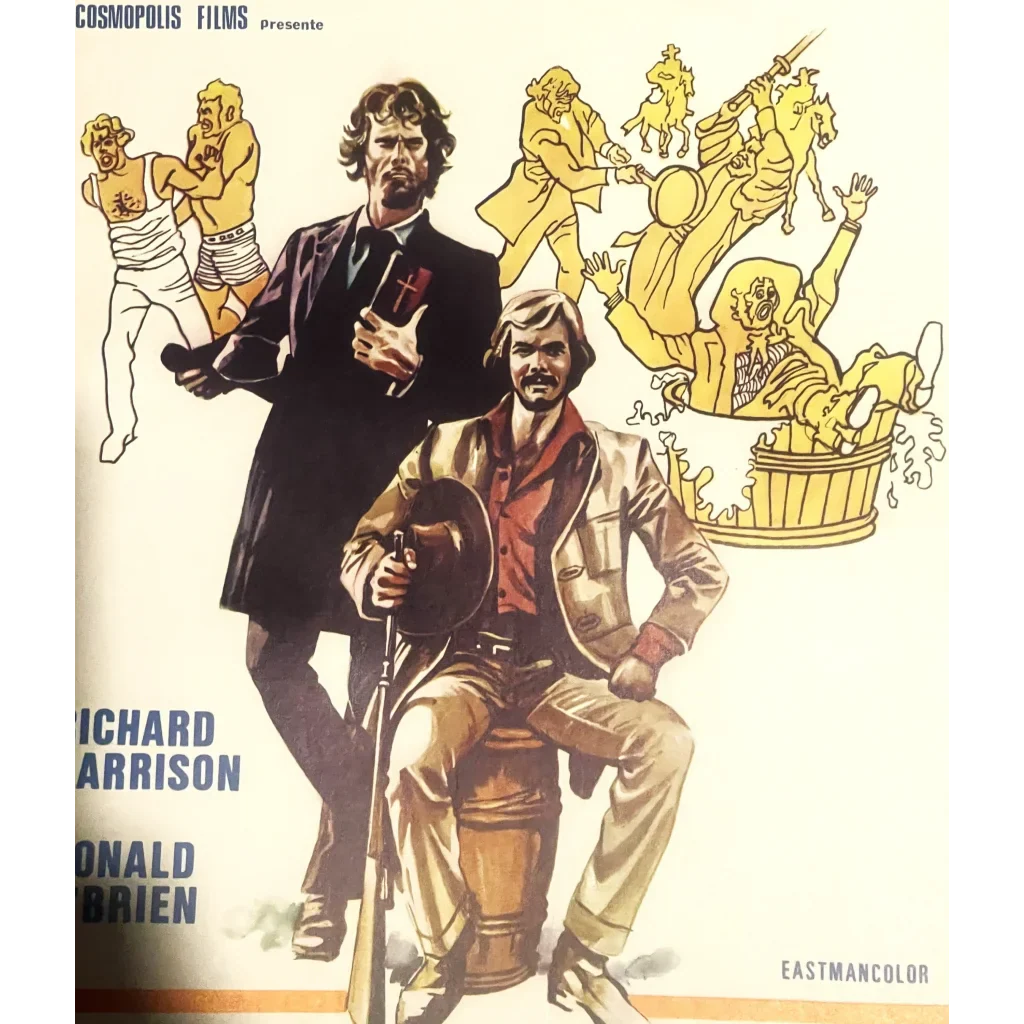 Rare 1972 Freres Appeles Trinita Belgium Movie Poster Unleashed