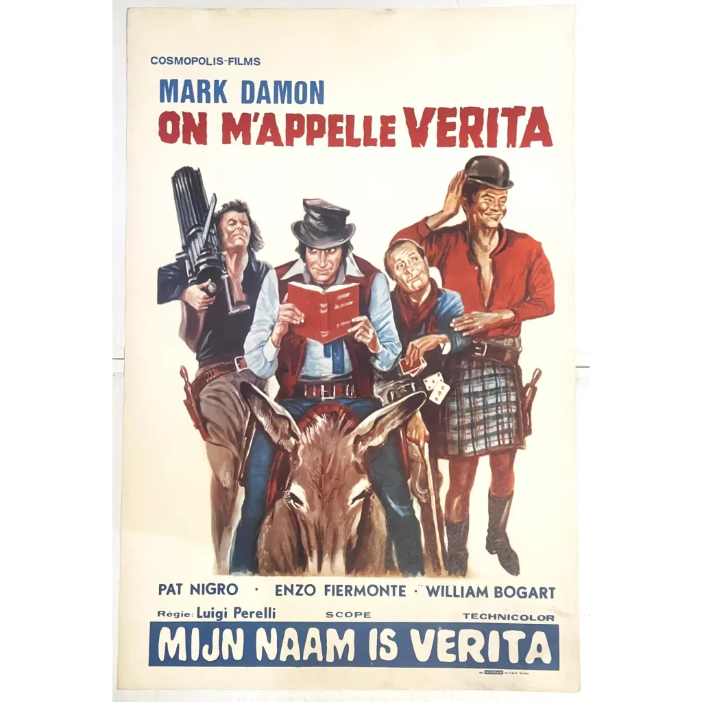 Discover 1972 Verita Belgium Movie Poster Vintage Collectible