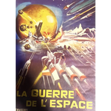 Rare Vintage Belgium Movie Poster The War in Space 1977