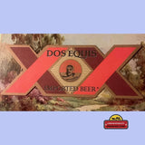 Rare 1980s Double X Dos Equis Beer Coaster Vintage Collectible
