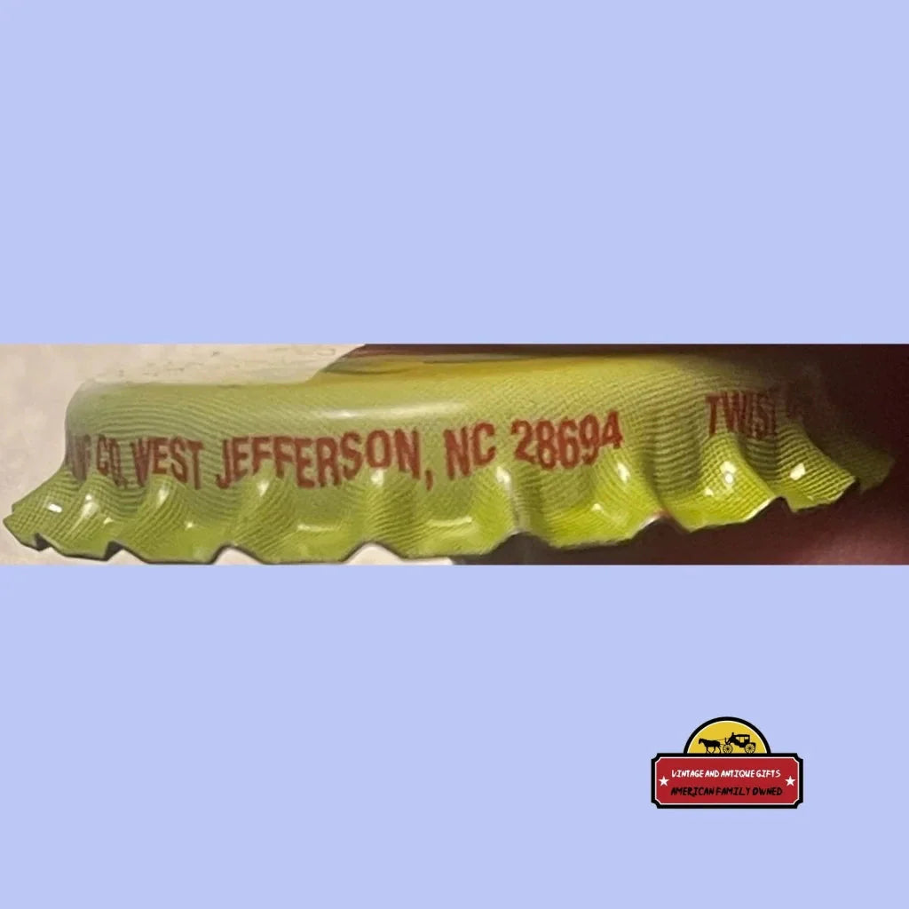 Rare 1980s Dale Earnhardt Sun Drop Bottle Cap Collectible