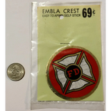 Rare Vintage Embla Crest Fire Department Sticker From the 1960s