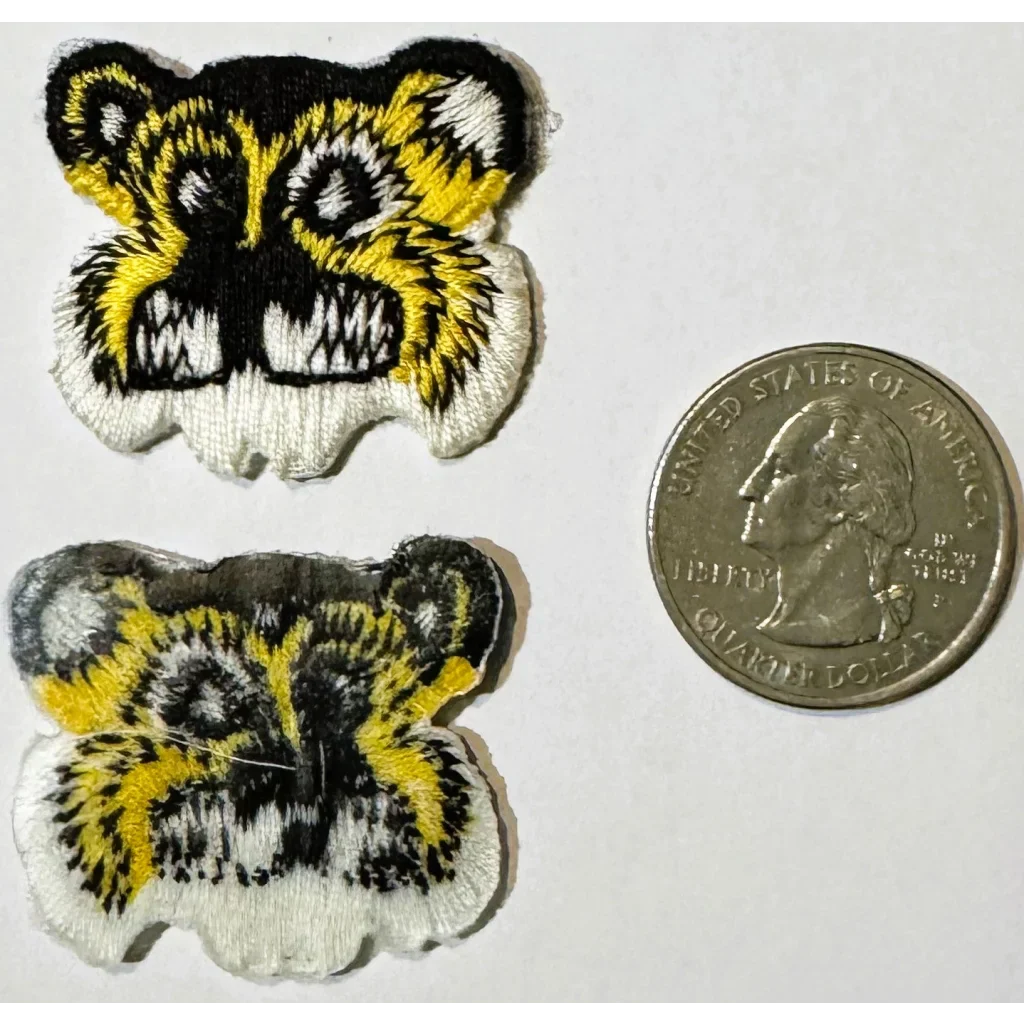 Rare Vintage Embroidered Tiger Patch Collectible Find