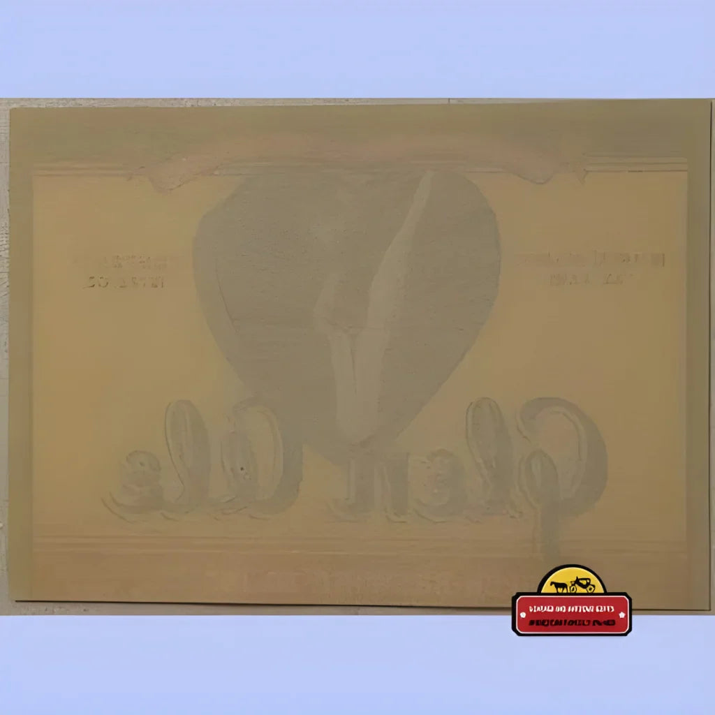 Rare Vintage Glen Ale Label from 1930s Watkins Glen Brewery