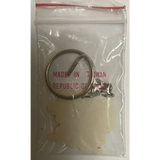 Rare Vintage Hello Kitty Blue Bow Keychain Antique Gift