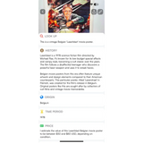 Rare Vintage Laserblast Movie Poster 1978 Belgian SciFi Gem