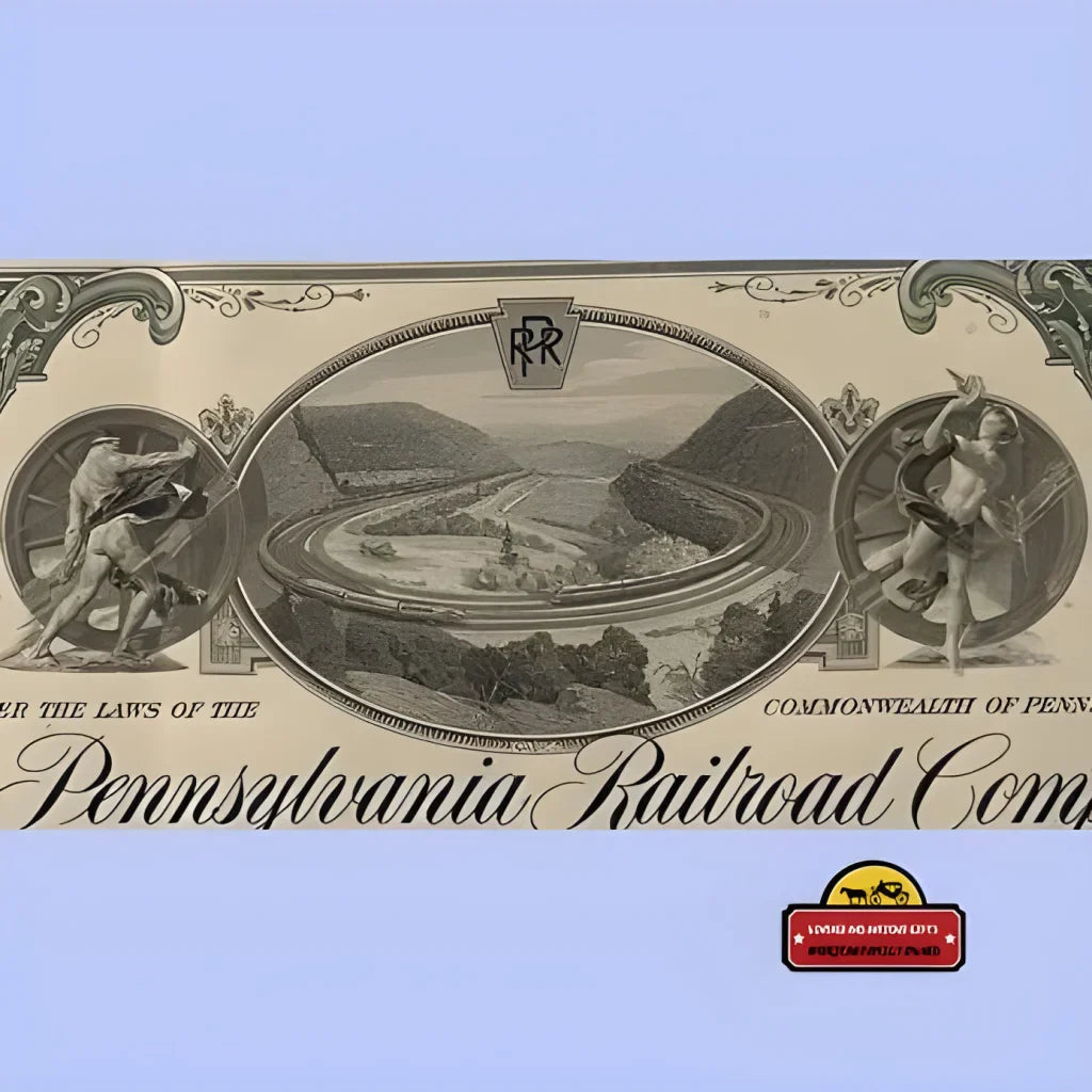 Rare Vintage Monopoly Pennsylvania Railroad Stocks 1950s 1960s