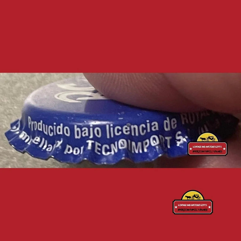 Rare 1980s Royal Crown Cola International Bottle Cap Collectible